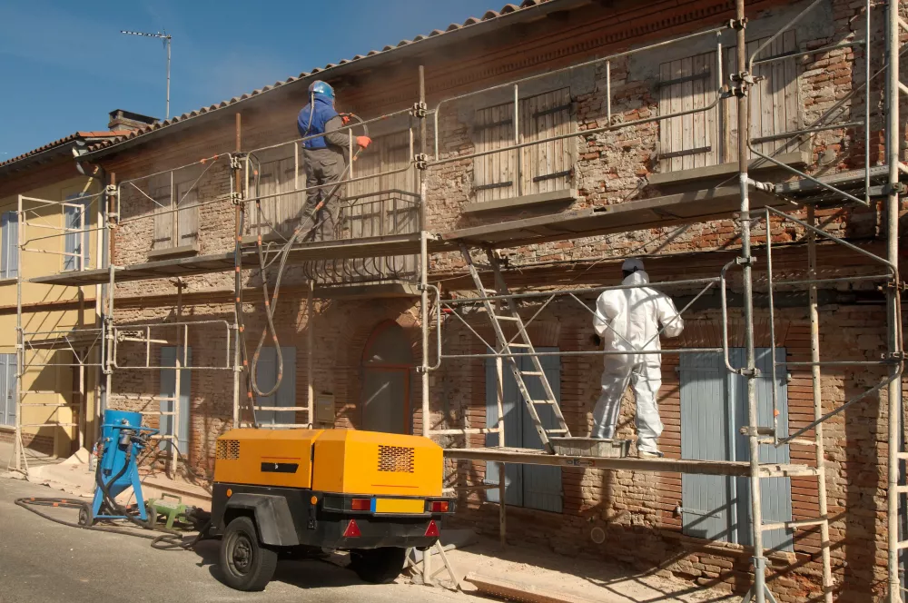 Rénovation façade en pierre
